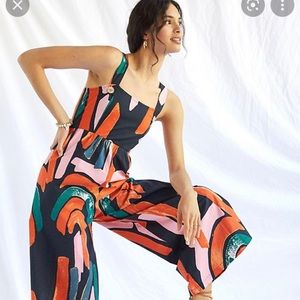 Anthropologie Bel Kazan Arches Jumpsuit